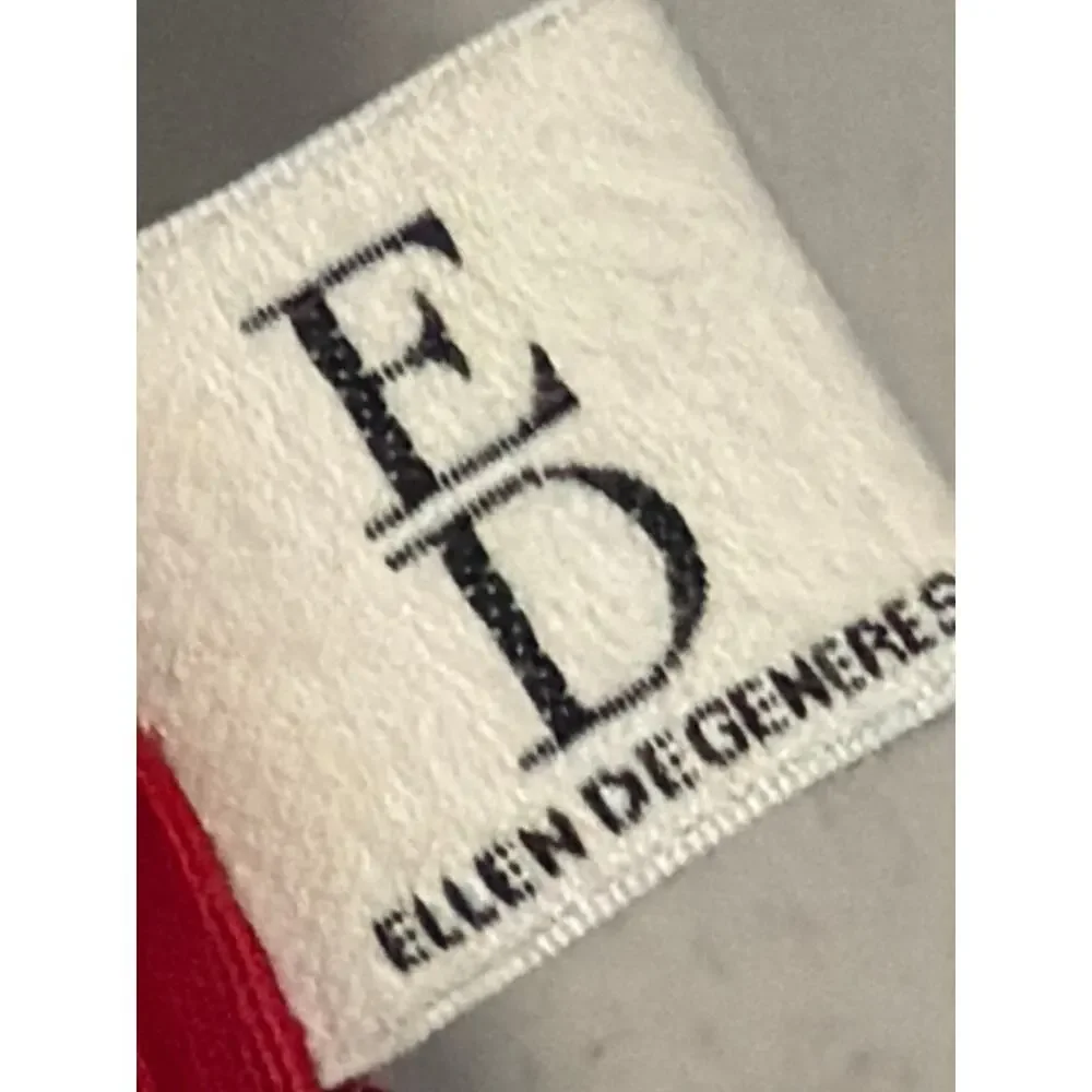 Ellen Degeneres small Christmas throw pillow with reindeer
